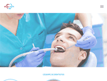 Tablet Screenshot of centre-dentaire-paris.org